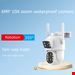  دوربین مداربسته بیسیم 3 لنز 6 مگاپیکسل رفاکو RF-W506-DDV